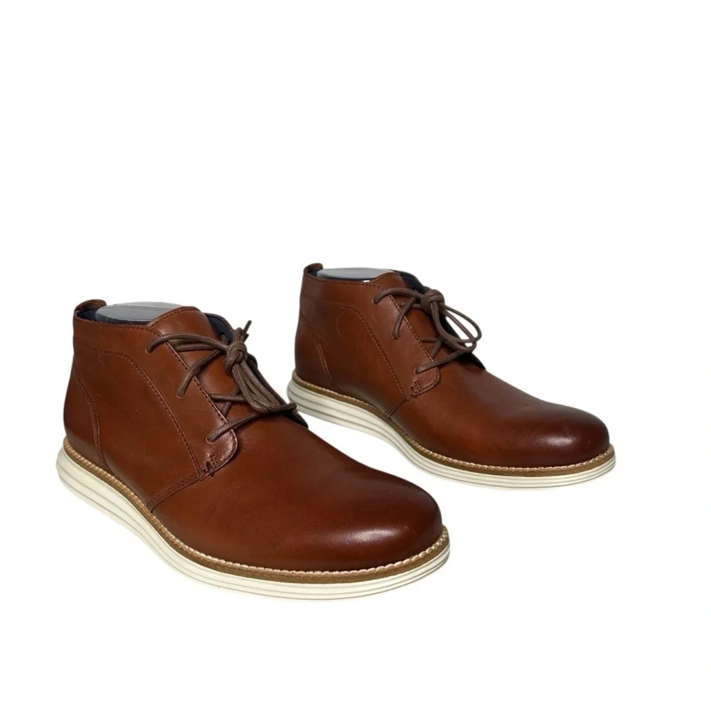 Cole Haan Men's Original Grand Leather Lace Up Chukka Boots Woodbury Size 7.5